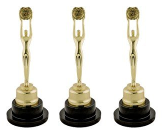 Three CENTURY 21 Centurion award trophies